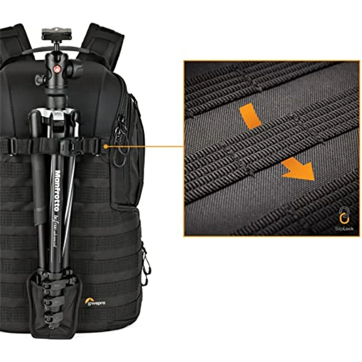 Lowepro ProTactic 350 AW II Modularer Rucksack mit recycelten Materialien, Kameratasche für Profis, Einsteckfach für Macbook Laptop bis zu 13 Zoll, Rucksack für Profi-Kameras und Drohnen, LP37176-GRL – Bild 4