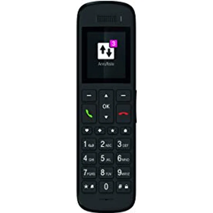 Telekom Speedphone 32, Großtastentelefon IP, mit Ladeschale, ebony, VoIP-Telefon, ebenholz – Bild 6