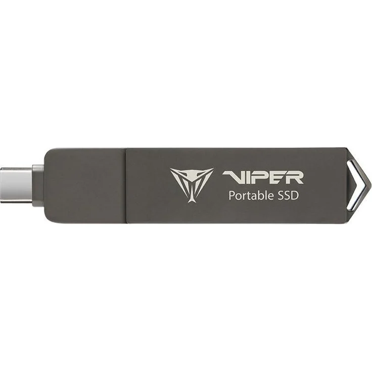 Patriot Dysk SSD PVP30, Externe SSD 512GB mit 1000MB/s, USB 3.2 Gen2, Silber