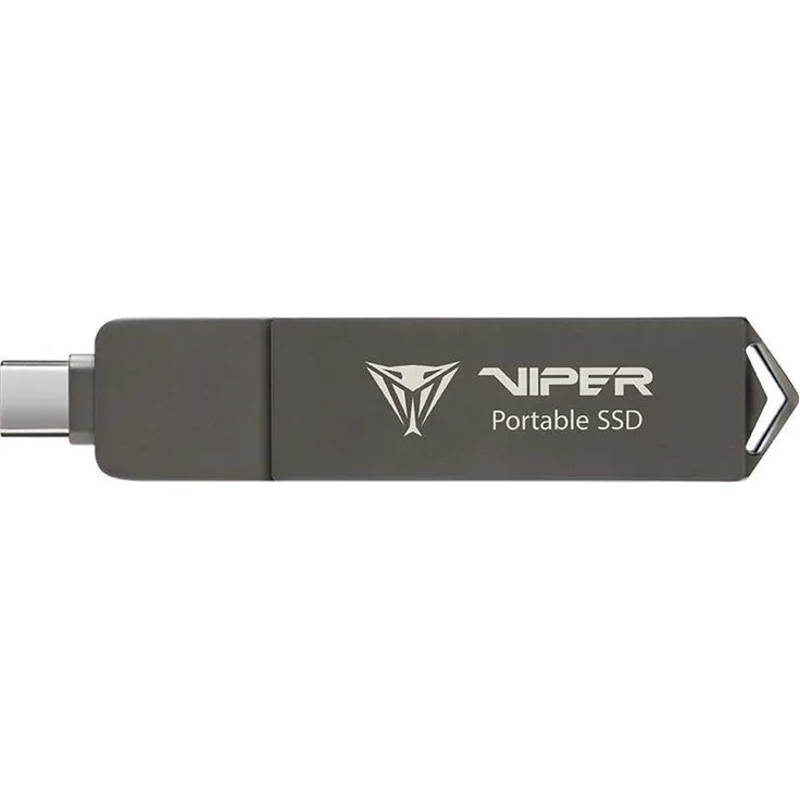 Patriot Dysk SSD PVP30, Externe SSD 512GB mit 1000MB/s, USB 3.2 Gen2, Silber