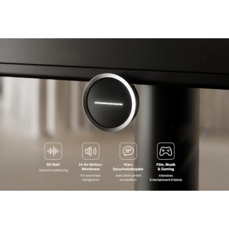 Loewe Antares 65 OLED Smart TV, 65 Zoll 4K Ultra HD, Dolby Vision IQ, Dolby Atmos, HDMI 2.1, 144 Hz Gaming, Dual Channel Recording, Streaming TV, Schwarz – Bild 3