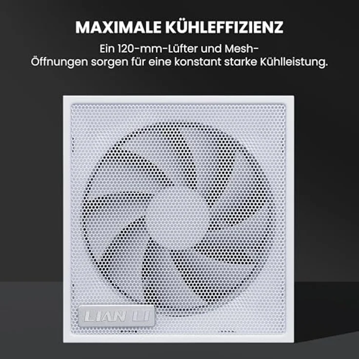 Lian Li SX0850P Netzteil – 850 W Weiß | 80 Plus Platinum, Vollmodular, ATX 3.1 & PCIe 5.1, leise Nutzung bis 40 % Last – Bild 4