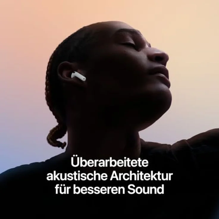 Apple AirPods 5 In-Ear Kopfhörer mit Aktiver Geräuschunterdrückung, Adaptive EQ, Open-Ear Design und Live Übersetzung – Bild 3
