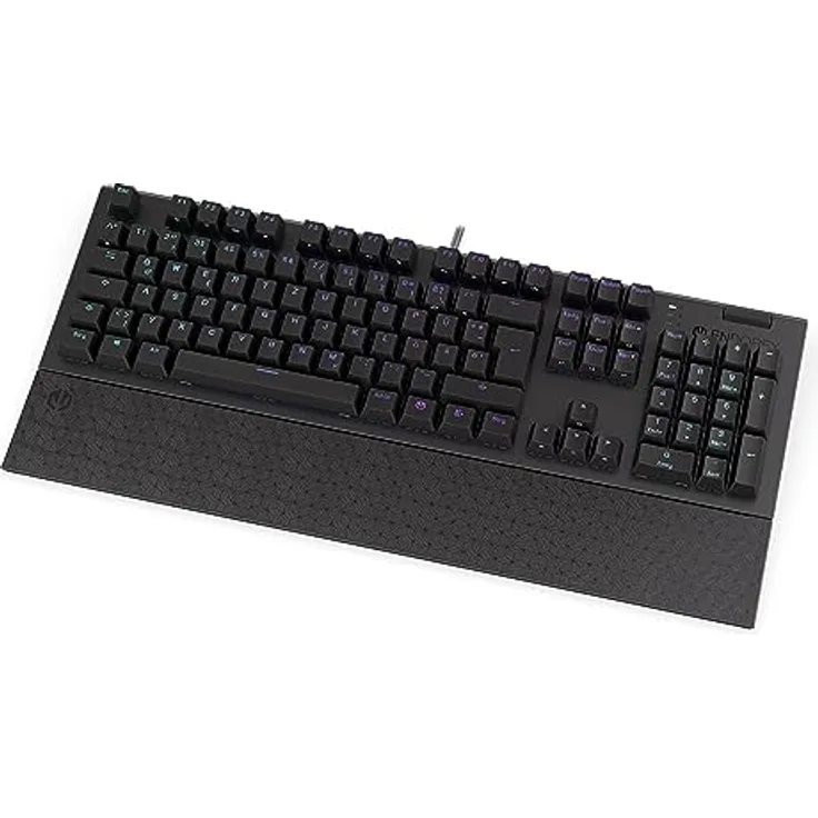 ENDORFY Omnis DE Kailh Red, mechanische Switches Kailh Red, verstellbare magnetfüße, Mechanische Fullsize-Tastatur, Deutsches Layout QWERZ | EY5D027