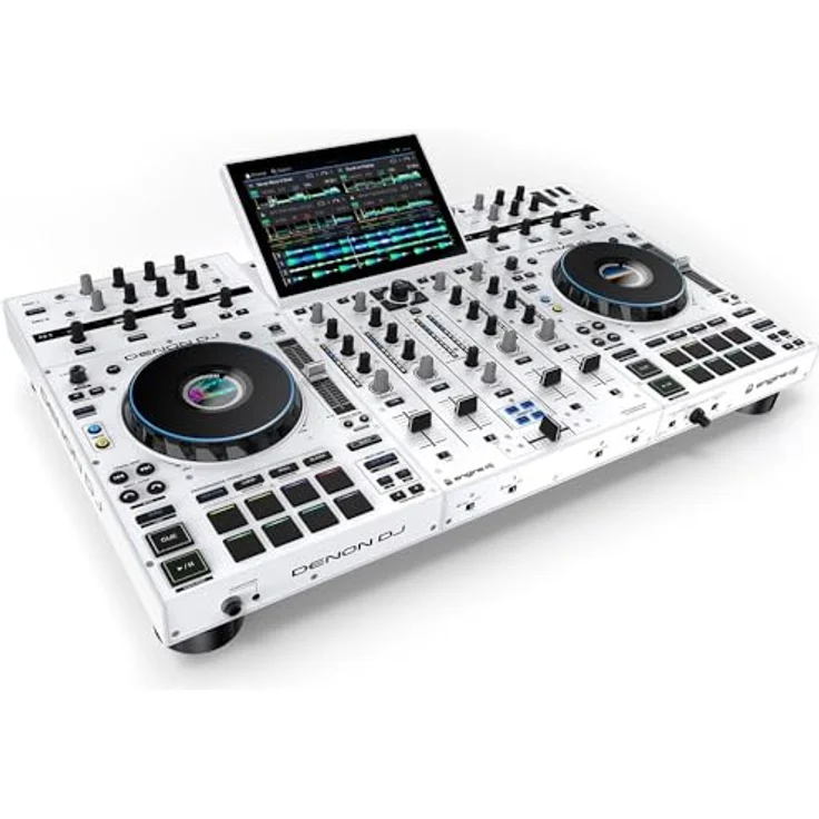 Denon DJ DJ Prime 4+ Limited White Edition - DJ Mixing Station – Bild 2