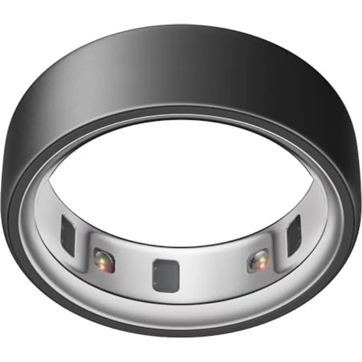 OURA Ring 4, Smart Fitness-Tracker in Stealth, Größe 7, Titan, bis zu 8 Tage Akkulaufzeit, über 30 biometrische Messungen – Bild 1