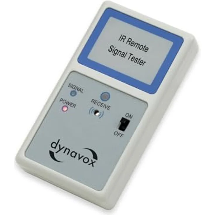 Dynavox IRC Signaltester für Fernbedienungen, Diagnosegerät mit LED-Feedback und akustischem Signalton, kompakt 110 x 60 x 20 mm – Bild 1