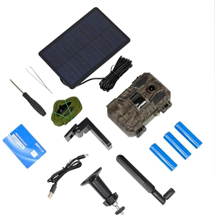 PNI Hunting 751 PRO Camouflage Videoüberwachungskamera, 16 MP, 4G LTE, GPS, Nachtsicht, IP66 wasserdicht, mit Batterie und Solarpanel – Bild 8