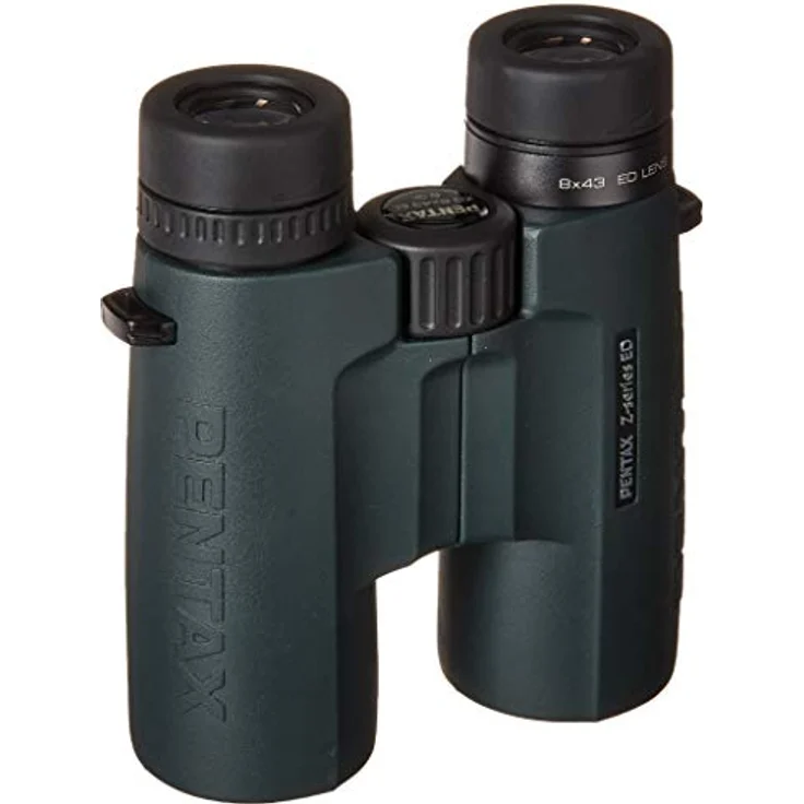 Pentax Z-Serie, Fernglas (8x, 43 mm) mit ED-Linsen, Full-Multi-Coating, wasserabweisender Vergütung, Durchgehende Gummiarmierung – Bild 1