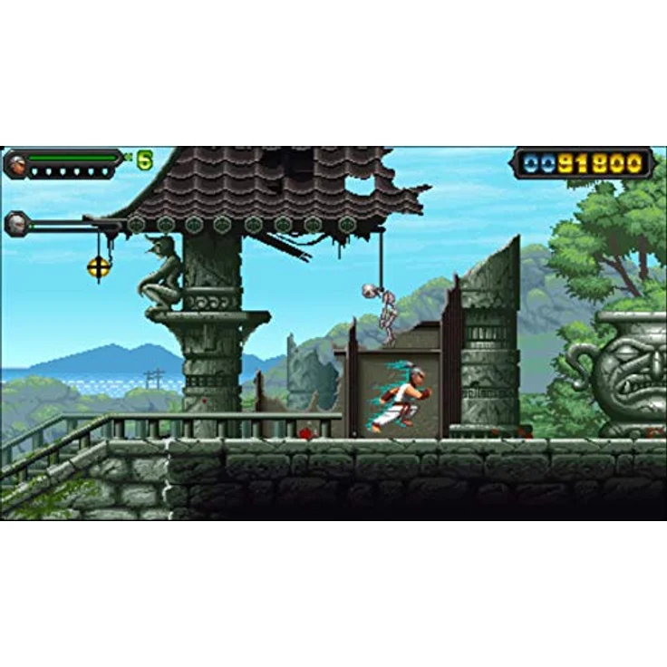 Merge Games Okinawa Rush (PS4) - Action-Adventure-Platformer mit schneller Kampf-Engine, fesselnder Story und pixelkunstvollen Szenen – Bild 2
