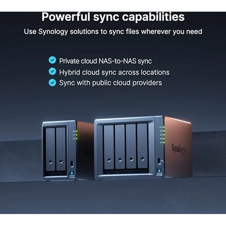 Synology DS425+ 4-Bay NAS, Intel Celeron J4125, 2,5 GbE-Port, 3 Jahre Garantie, 2 GB RAM (bis 6 GB aufrüstbar) – Bild 5
