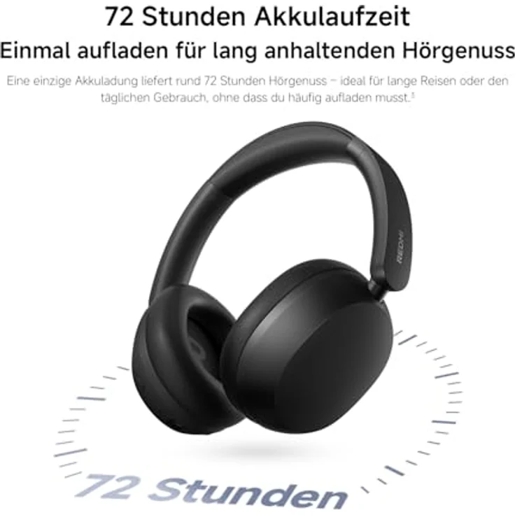 XIAOMI Redmi Headphones Neo, Over-ear Bluetooth Kopfhörer mit klarer Klangqualität, Sand White – Bild 8