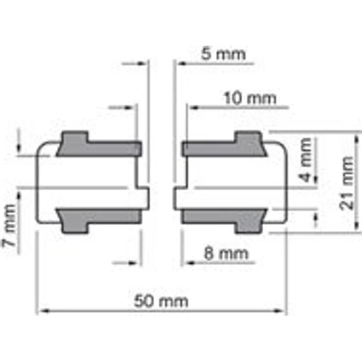Dynavox Aluminium-Füsse für HiFi-Geräte, 4er-Set, polierte Füße mit hoher Stabilität und Gummi-Dämpfern, Silber – Bild 6