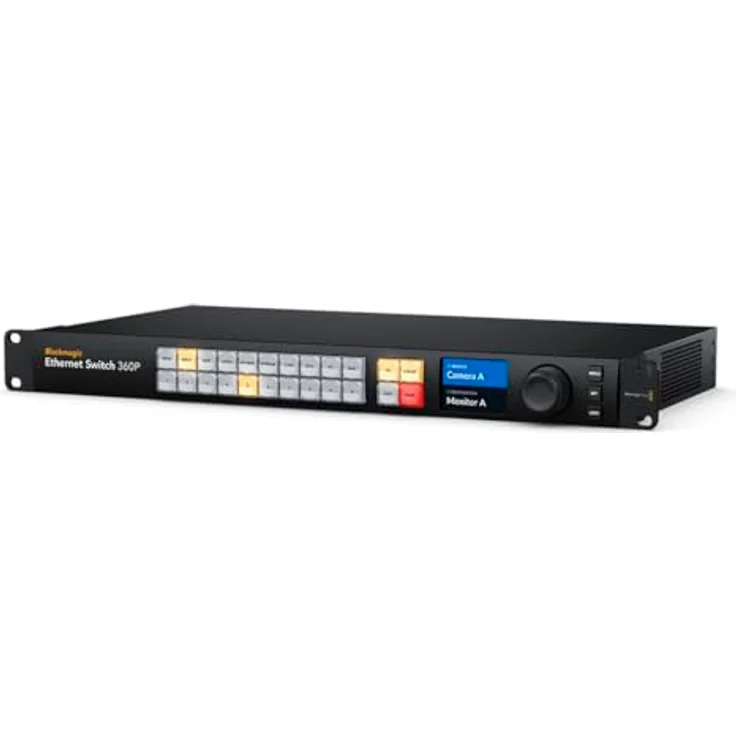 Blackmagic Design Ethernet Switch 360P, 16x 10G- und 2x 100G-Ethernet-Ports für 2110-IP Workflow – Bild 1