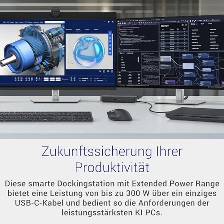 Dell USB-C® Dockingstation Pro SD25TB5, Thunderbolt 5 mit 300 W Leistung und Remotemanagement – Bild 4