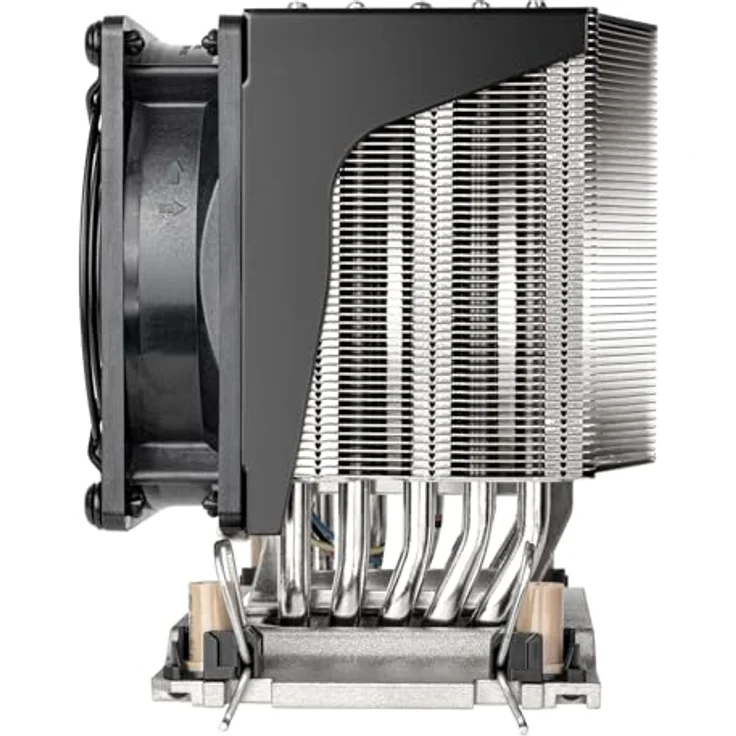 Silverstone SST-XE04-4677VB CPU-Kühler, Intel Sockel4677 - Silber, mit fünf 6-mm-Heatpipe und PWM-gesteuertem Lüfter – Bild 3