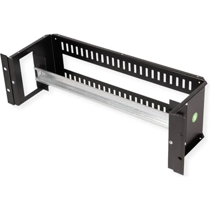 ROLINE 19-Zoll Hutschienenträger 3 HE, Aufnahme für Hutschienengeräte, 133x482x123 mm, mit rückseitiger Kabeldurchführung – Bild 1
