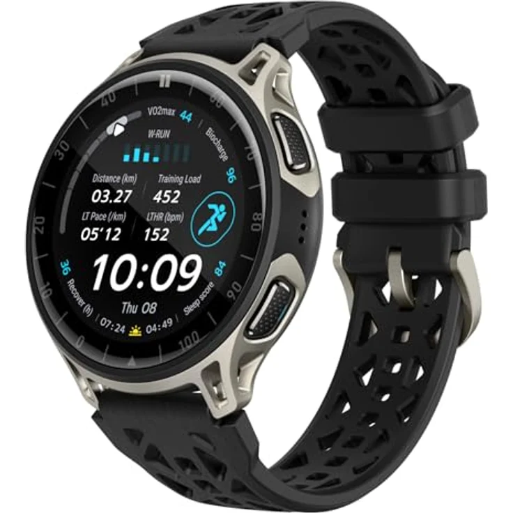 Amazfit Cheetah 2 Pro, Smartwatch für Marathonläufer mit 31 Stunden GPS-Nutzung, schwarz – Bild 1