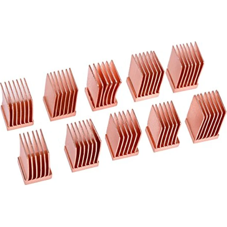 Alphacool GPU RAM Copper Heatsinks 6,5x6,5mm Kühlkörper, kupfer, 10 Stück - Preisvergleich – Bild 2