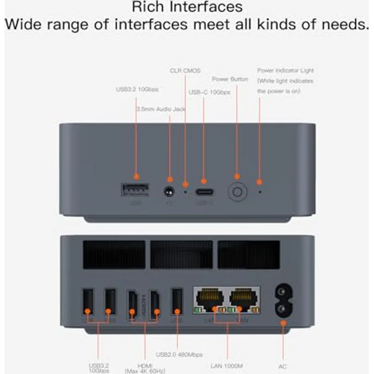 TP-Link ES210X-M2, Managed Netzwerk-Switch mit 8x 2.5G RJ-45 Ports und 80 Gbit/s Switching-Kapazität, Rack-montierbar – Bild 8