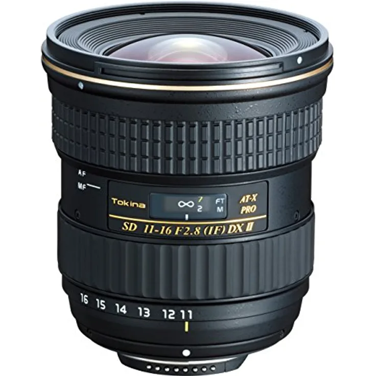 Tokina AT-X 11-16mm f/2,8 Pro DX II, Ultraweitwinkelzoom-Objektiv für Canon mit 77 mm Filtergewinde und Sonnenblende
