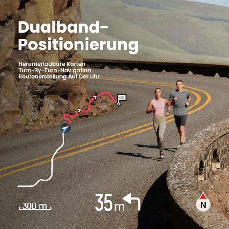 Amazfit Cheetah 2 Pro, Smartwatch für Marathonläufer mit 31 Stunden GPS-Nutzung, schwarz – Bild 5