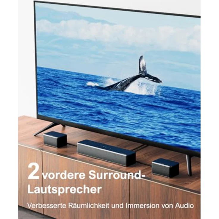 Ultimea Poseidon D70 7.1 Soundbar mit Bluetooth, 410 Watt Leistung und 6,5-Zoll Subwoofer – Bild 3