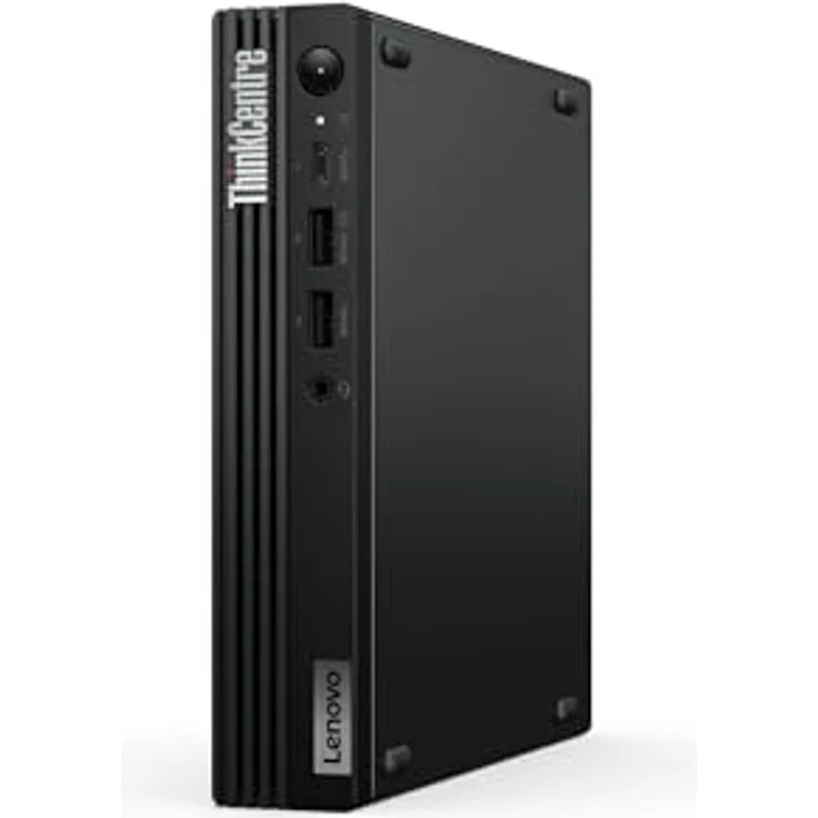 Lenovo ThinkCentre M70q Gen 5, Mini-PC mit Intel Core i5-13400T, 16 GB RAM, 256 GB SSD, Schwarz – Bild 1