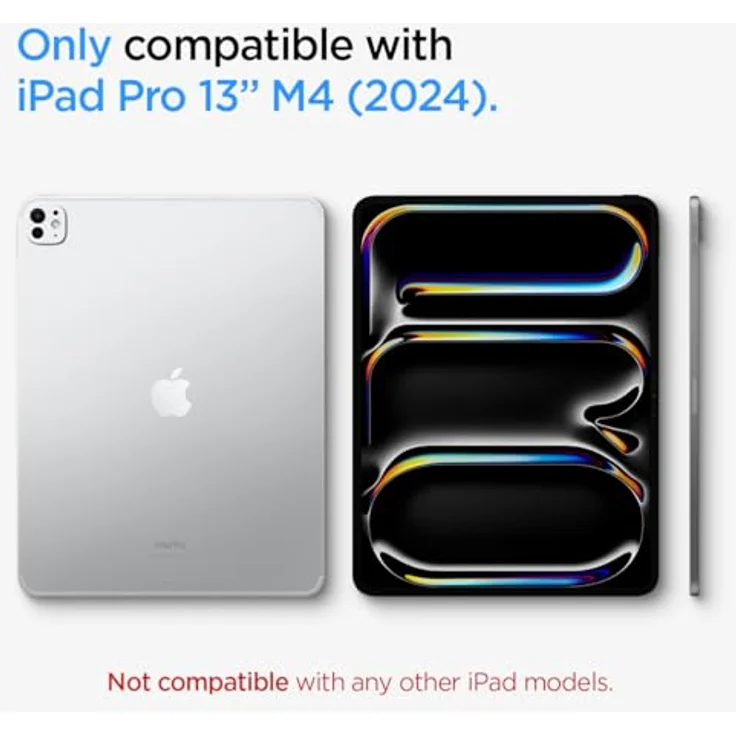 Spigen Glas.tR EZ Fit Schutzglas kompatibel mit iPad Pro 13 Zoll M4 (2024), Installationsschablone, Kristallklar, 9H Folie – Bild 2