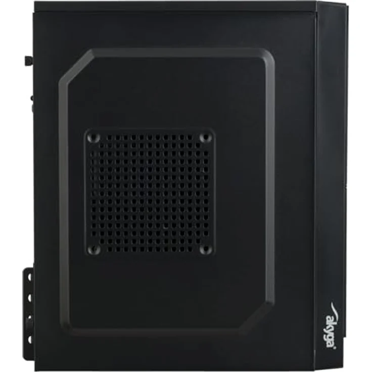 Akyga AK36BK, Micro Tower PC-Gehäuse in Schwarz, kompatibel mit Micro ATX, Flex ATX und Mini ITX, Platz für 3 Festplatten, 2 x USB 3.0/2.0 Anschlüsse – Bild 3