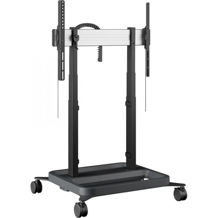 Vogels Rise 5308, TV Ständer für Bildschirme bis 98 Zoll und 120 kg, elektrisch höhenverstellbar, Schwarz