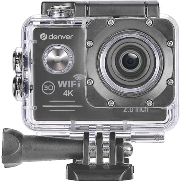 Denver Electronics Sportkamera ACK8064 Grau, mehrfarbig, 15 x 10 x 24 cm, Ref - S0459015 - Action-Cam mit exzellenter Qualität und bestem Preis-Leistungs-Verhältnis – Bild 4