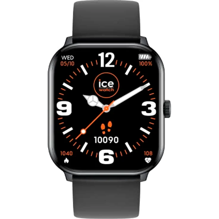 Ice-Watch - ICE smart Black - Schwarze Smartwatch für Herren/Unisex mit Silikonarmband - 021409 (1,85") – Bild 1