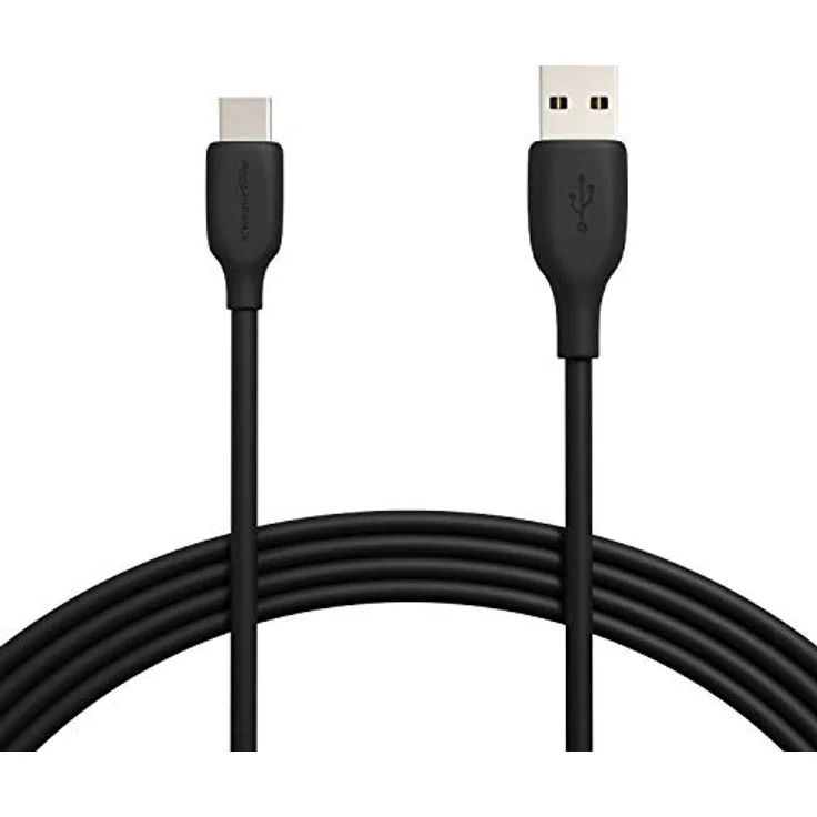 Amazon Basics USB-C 2.0 auf USB-A-Kabel (USB-IF zertifiziert), 3 m, Schwarz – Bild 1