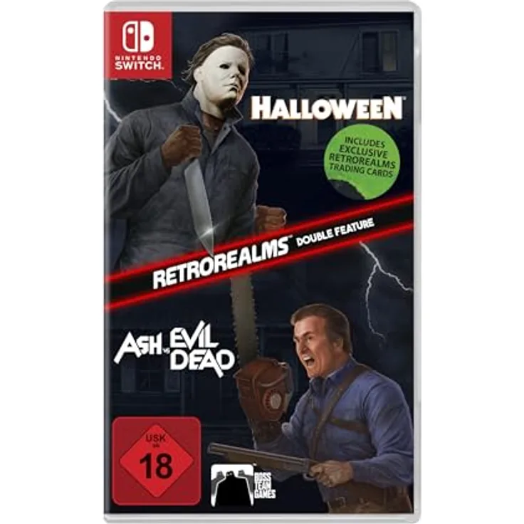 Nighthawk Halloween & Ash vs Evil Dead Retro Realms - Switch, 16-Bit-Pixelart-Grafik und Retro-Gameplay