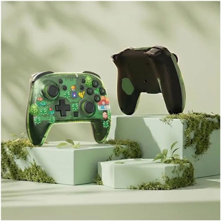 HORI PAD Turbo Wireless Controller - Pokémon Pixel Green - Kabelloser Gaming-Controller mit TMR-Sticks, Bewegungssensoren und bis zu 10 Stunden Akkulaufzeit für Nintendo Switch 2 – Bild 13