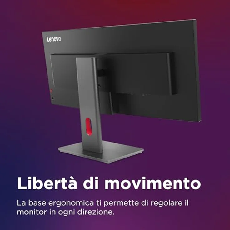 Lenovo ThinkVision P34WD-40, 34 Zoll gebogener LED-Monitor mit 3440 x 1440 Auflösung, 120 Hz, IPS, HDR10 und USB-C, finsternis schwarz – Bild 6