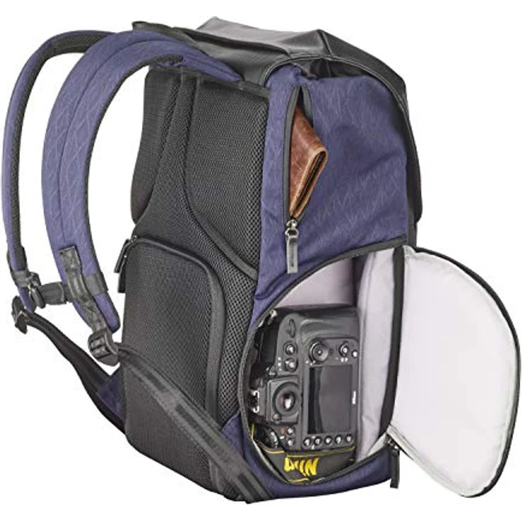 Cullmann Bristol Daypack 600+, dunkelblau, Kamerarucksack mit Notebook-Fach, Vintage – Bild 3