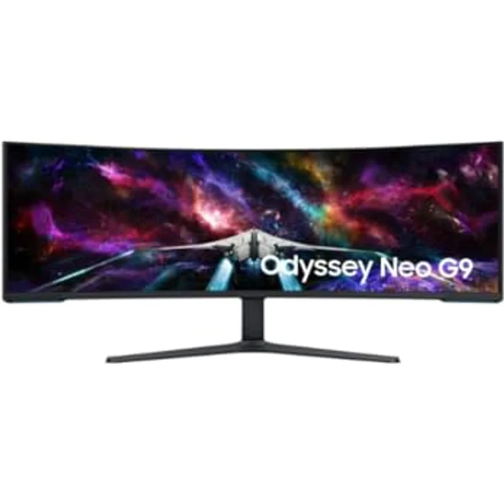 Samsung Odyssey S57CG952NU LED display 144,8 cm (57") 7680 x 2160 pixels Noir, Blanc, Office-Monitor mit 2 Jahren Garantie – Bild 1
