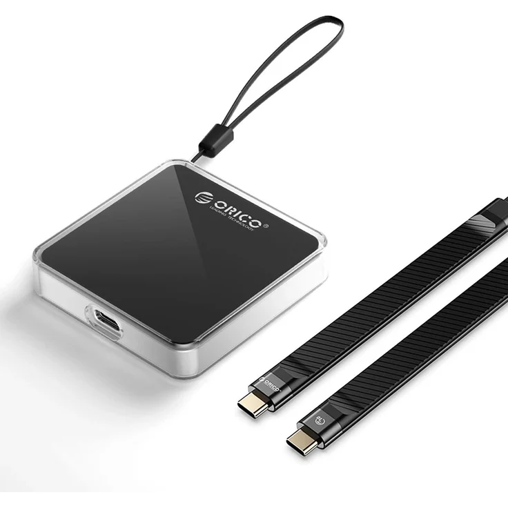 Orico AP30-G2 M.2 NVMe Festplatte, kompaktes Gehäuse mit MagSafe und USB-C 3.2, schwarz