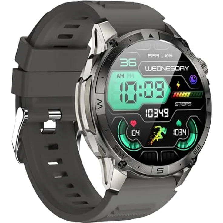 VALDUS VG40 PRO (2025) Grey, Smartwatch mit Telefoniefunktion, AMOLED Display, Robuster Sportler – Bild 3