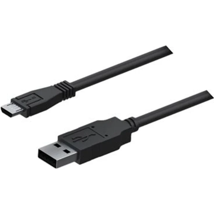 Teltonika PR2US08M USB Kabel, USB 2.0, 0,8 m, USB A zu Micro-USB B, schwarz