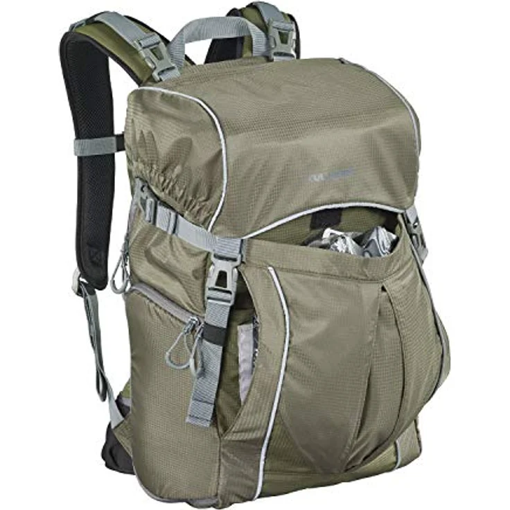 CULLMANN ULTRALIGHT 2in1 Daypack 600+ Foto--Wanderrucksack mit Schultertasche, Innenmaß Kamerafach 240x190x120mm, olivgrün – Bild 4
