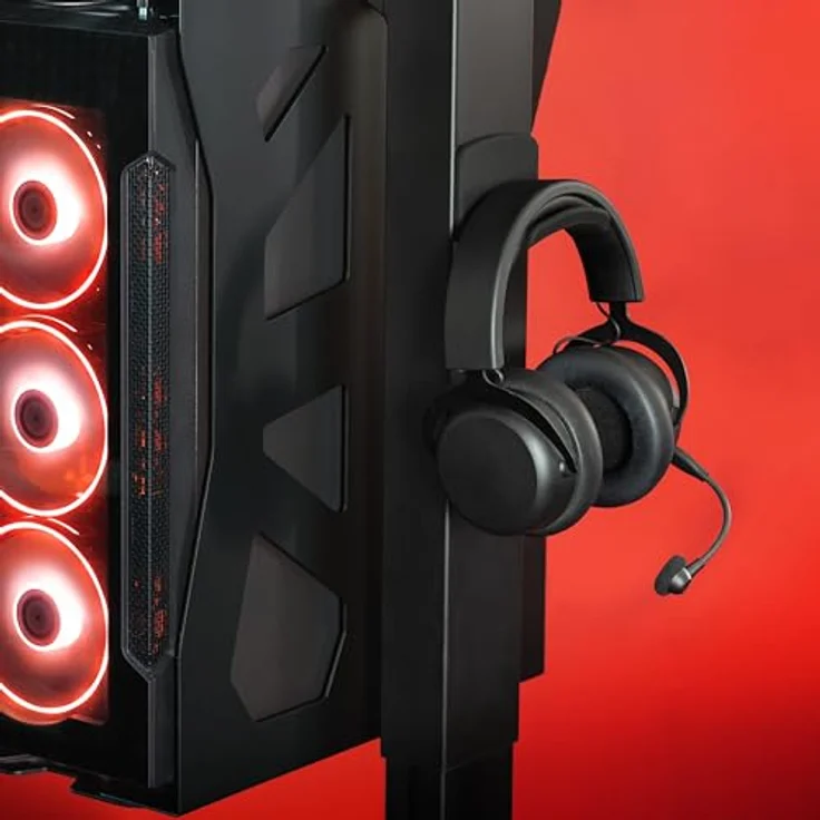 Dynavox KH-300, Kopfhörerhalterung in Schwarz, stabil und mit Silikonoberfläche für sicheren Halt – Bild 7