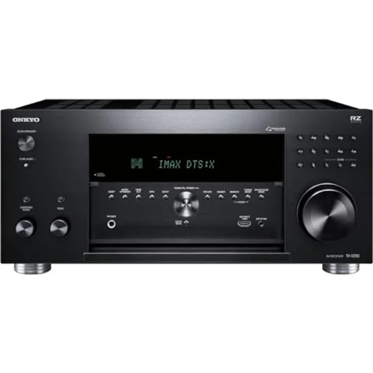 Onkyo TX-RZ50M2, 9.2 A/V-Netzwerk-Receiver mit 8K HDR, Dolby Atmos, DTS:X und Multi-Room Audio, schwarz