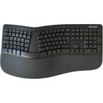 Microsoft Ergonomic Tastatur, Handballenauflage, USB (LXN-00007) Schweizer-QWERTZ ergonomische Tastatur