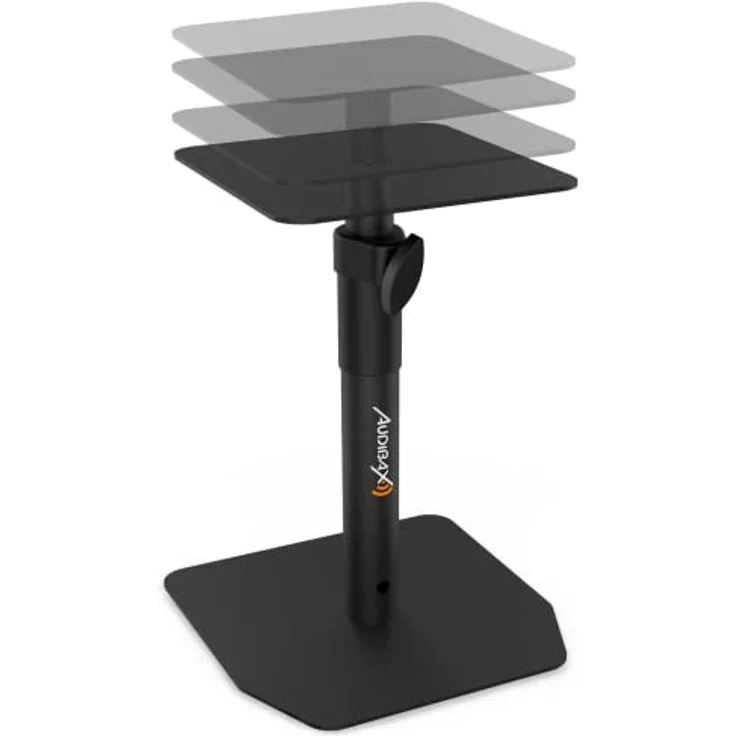 Audibax Neo STM-20 Soportes de Mesa Regulables para Monitor Estudio y Altavoz (Pareja) – Bild 2