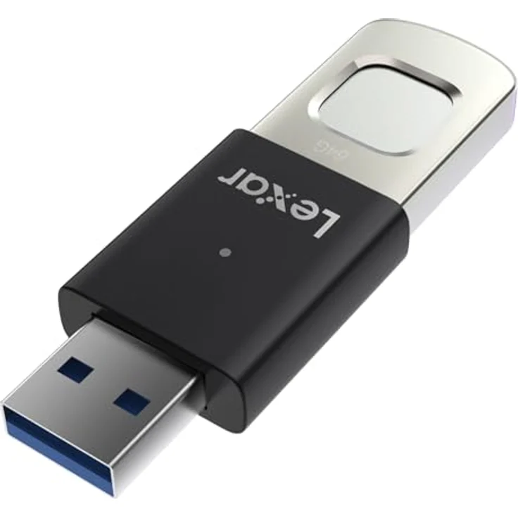 Lexar CLE USB Fingerprint 128GO F35 PRO, USB-Stick mit Fingerabdrucksensor, 128GB – Bild 1