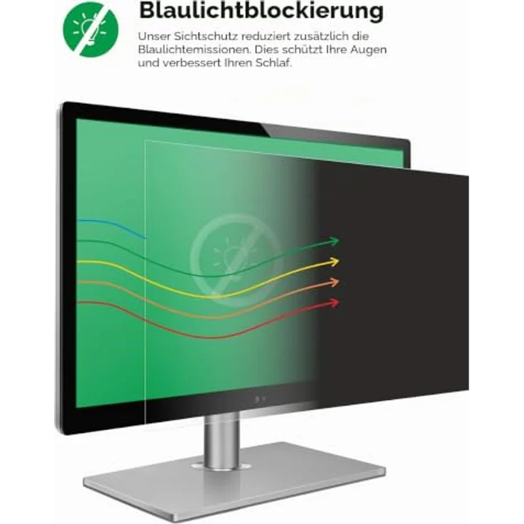 upscreen Blickschutzfolie für Dell Latitude 5550 Laptop, Anti-Spy Schutzfolie mit Blaulichtfilter, blasenfreier Montage – Bild 4