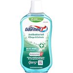 Odol-med3 Mundspülung Antibakteriell Pflege & Schutz, alkoholfreie Mundspülung, 500ml, mild minzig